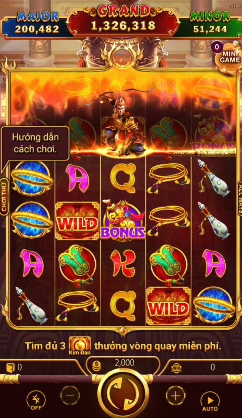 Giới thiệu slot game Tây Du Thần Ký