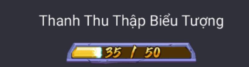 Thanh thu thập biểu tượng